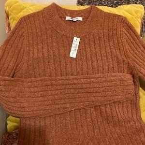 Burnt orange madewell sweater